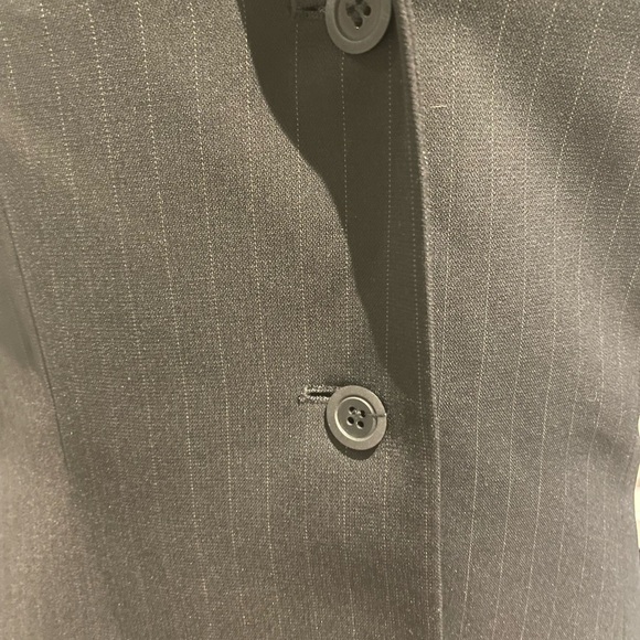 Kasper pin striped black jacket - Picture 2 of 5